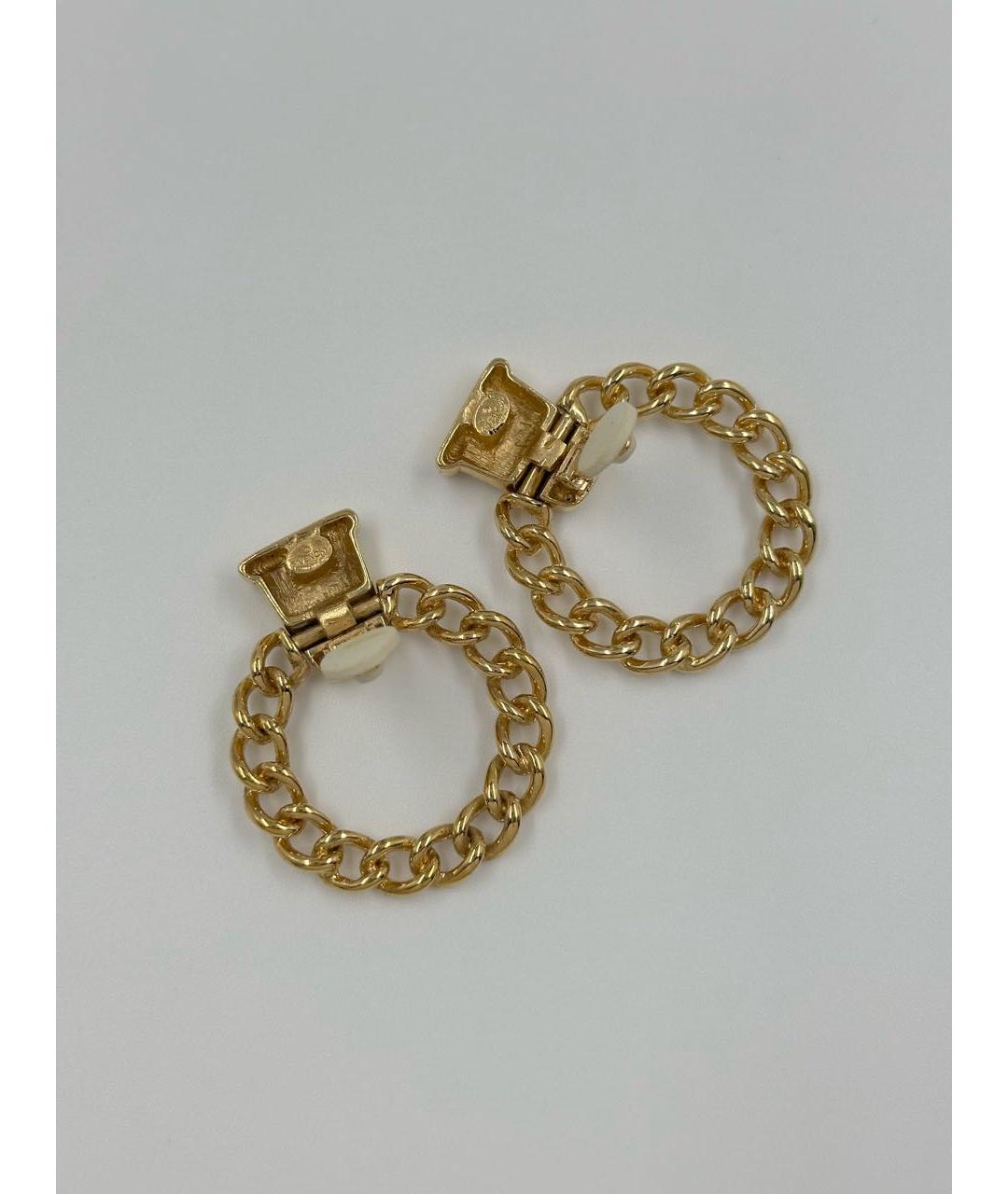 GIVENCHY Золотые позолоченные клипсы, фото 3