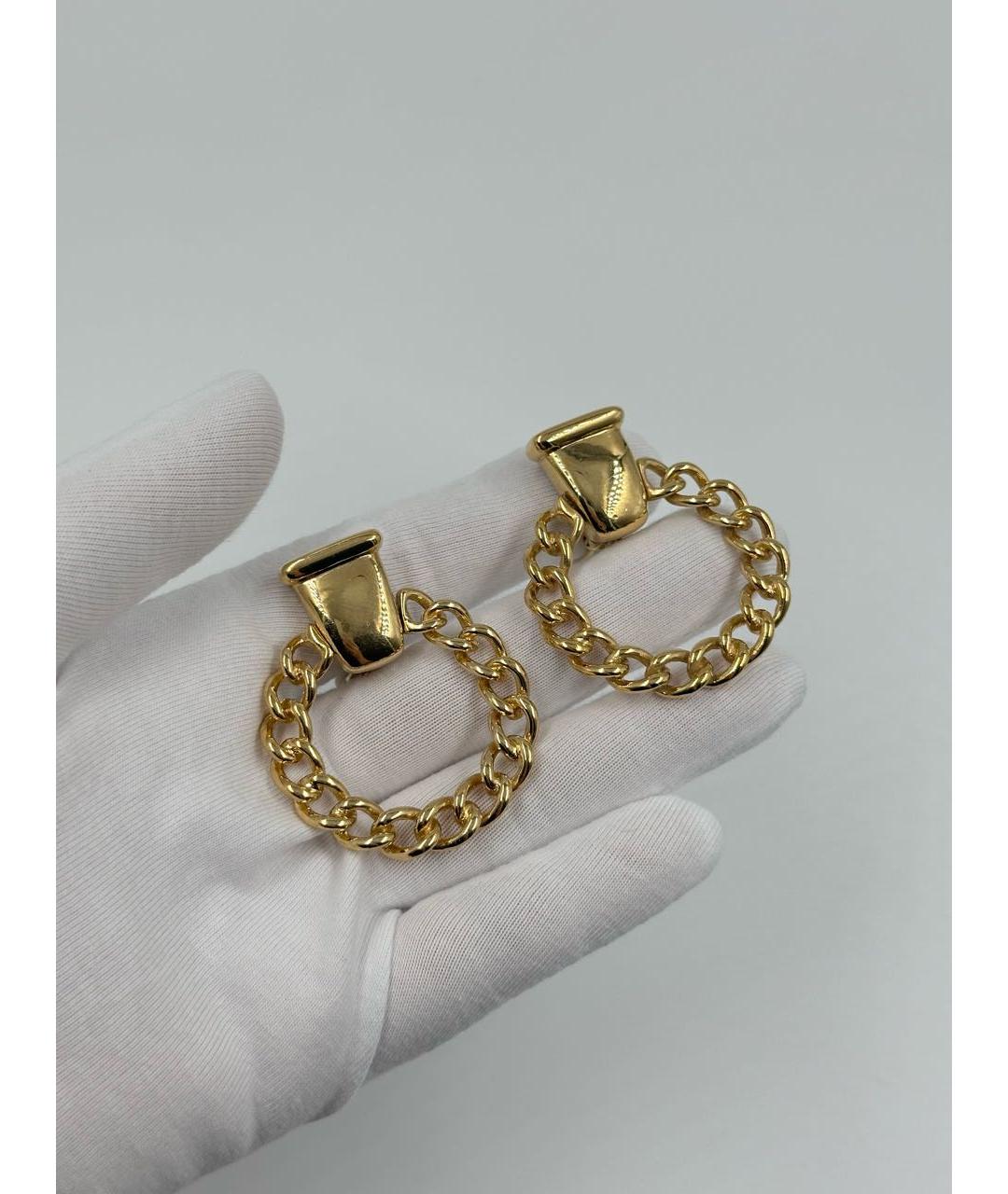 GIVENCHY Золотые позолоченные клипсы, фото 4