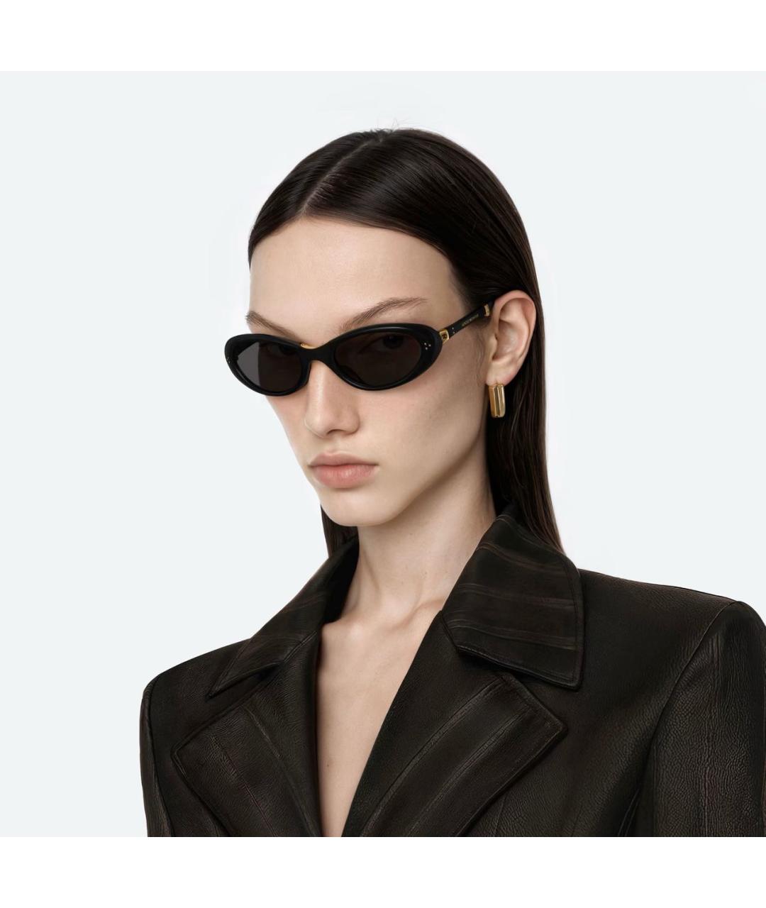 GENTLE MONSTER Коричневые пластиковые солнцезащитные очки, фото 2