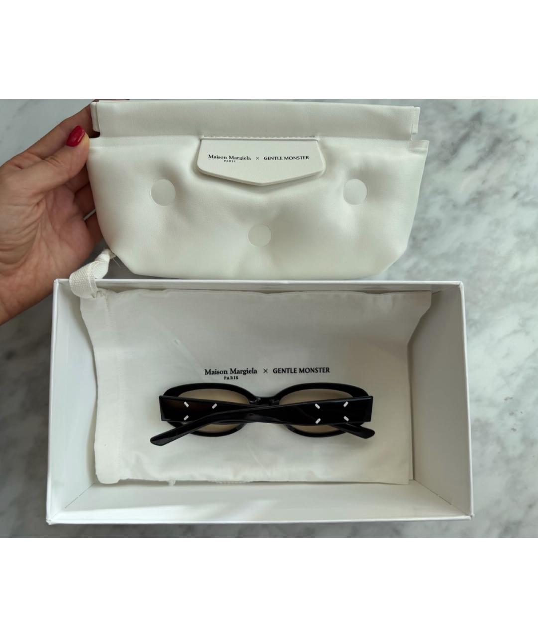 GENTLE MONSTER Черные пластиковые солнцезащитные очки, фото 5
