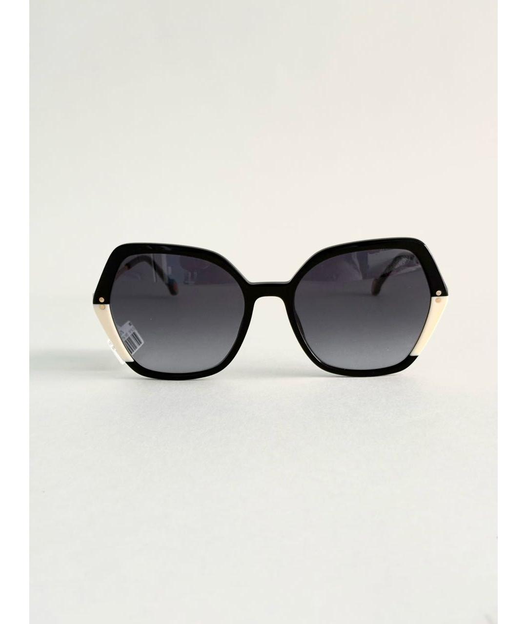 CAROLINA HERRERA Золотые металлические солнцезащитные очки, фото 3