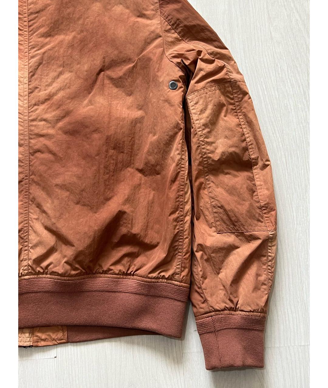 BELSTAFF Оранжевая полиамидовая куртка, фото 5