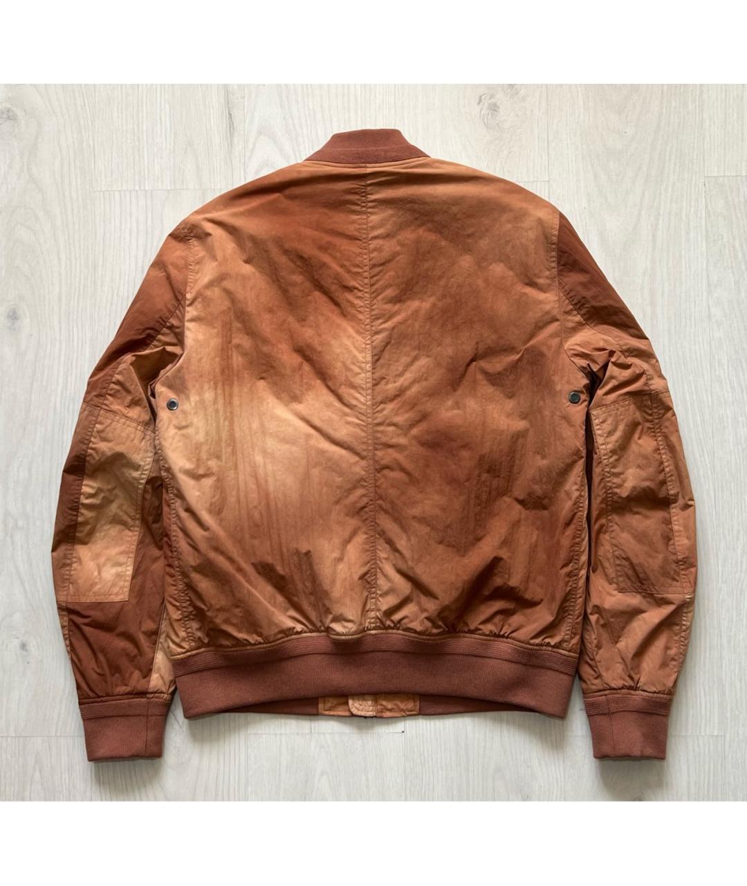 BELSTAFF Оранжевая полиамидовая куртка, фото 2