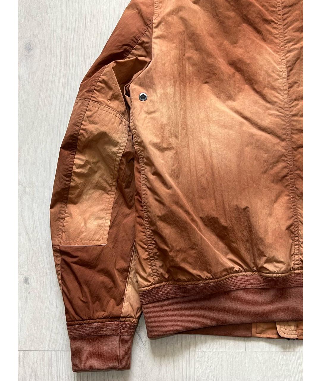 BELSTAFF Оранжевая полиамидовая куртка, фото 6