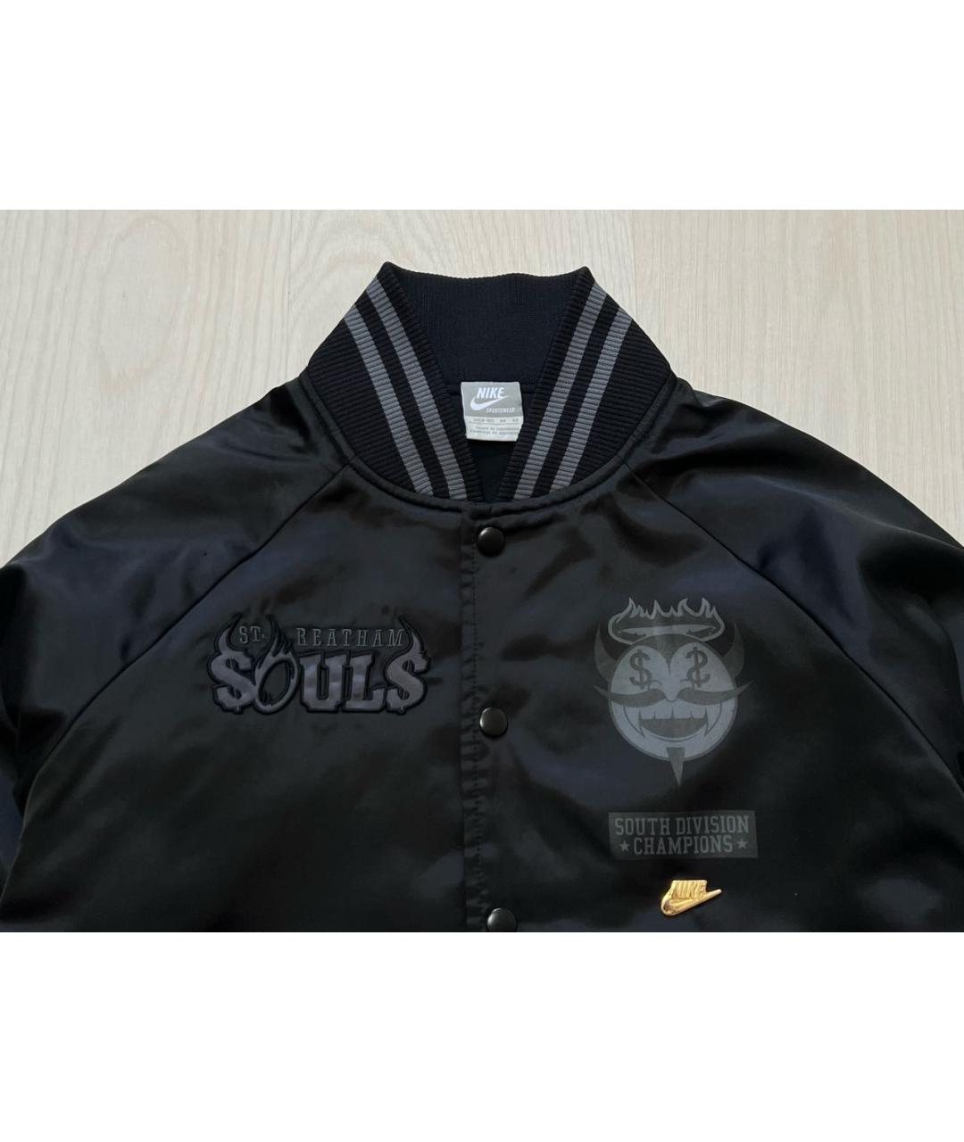 NIKE Черная полиэстеровая куртка, фото 3