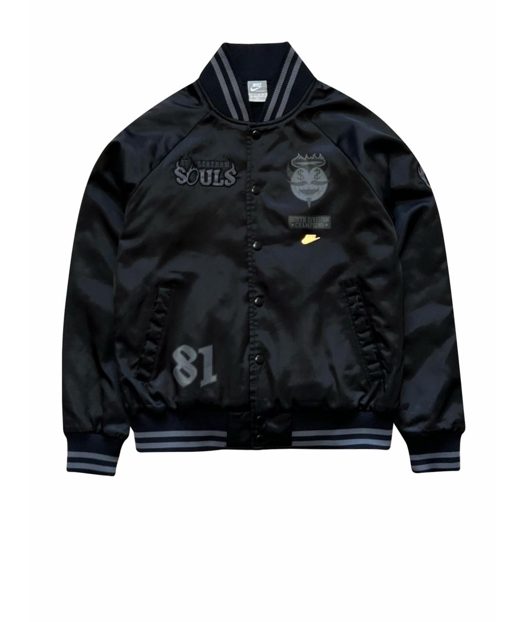 NIKE Черная полиэстеровая куртка, фото 1