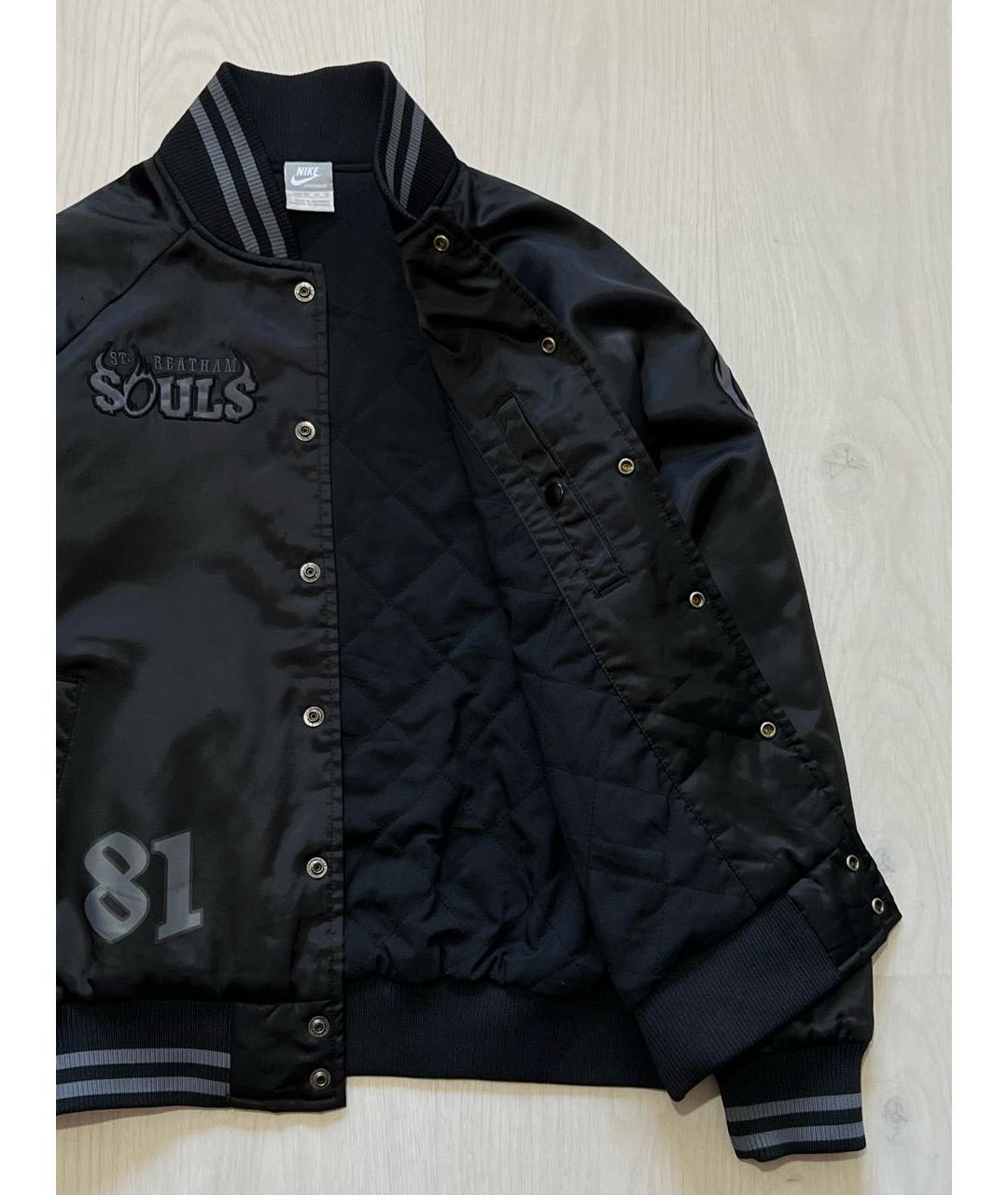 NIKE Черная полиэстеровая куртка, фото 4