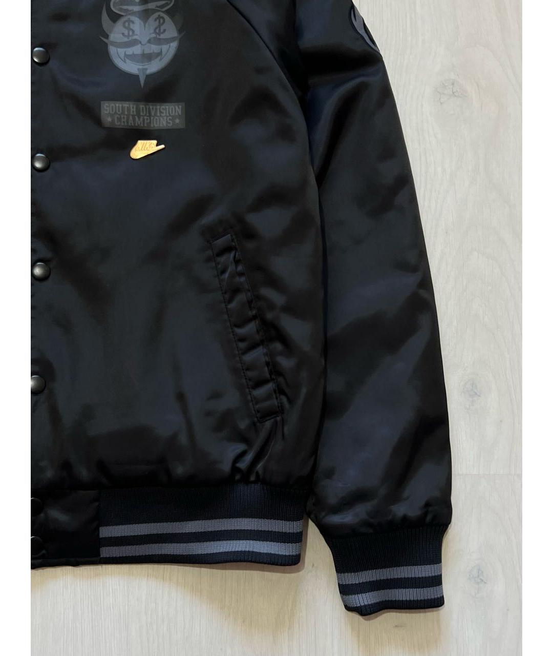 NIKE Черная полиэстеровая куртка, фото 6