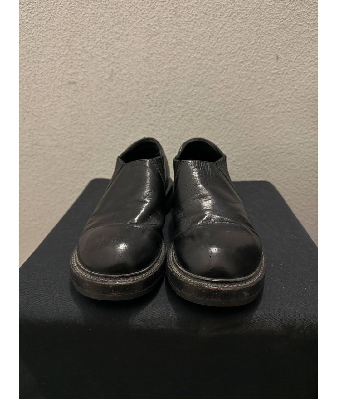 RICK OWENS Черные кожаные туфли, фото 2