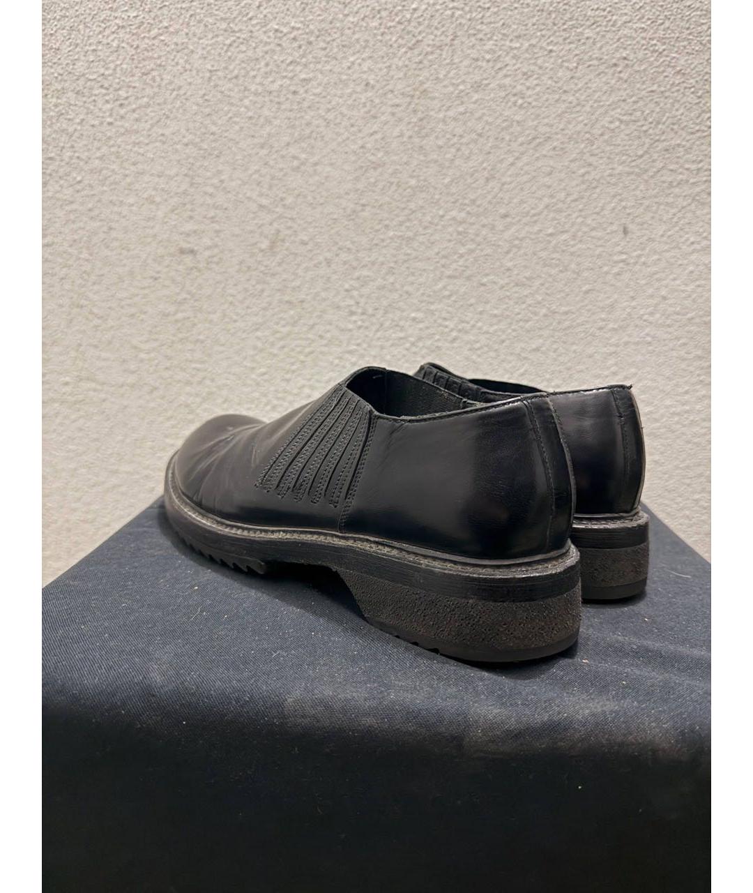 RICK OWENS Черные кожаные туфли, фото 7