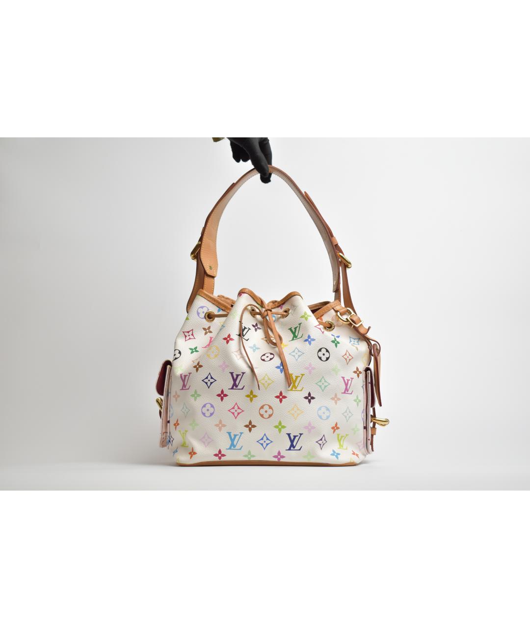 LOUIS VUITTON Белая сумка через плечо, фото 10