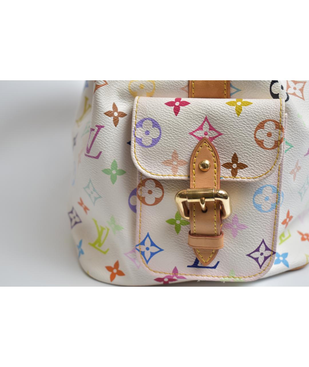 LOUIS VUITTON Белая сумка через плечо, фото 9