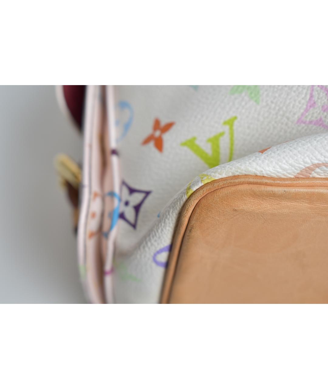 LOUIS VUITTON Белая сумка через плечо, фото 6