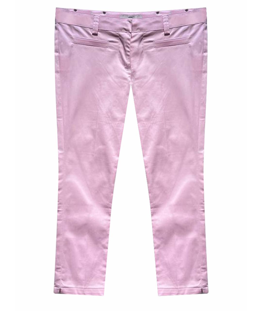 VERSACE Розовые хлопковые брюки и шорты, фото 1