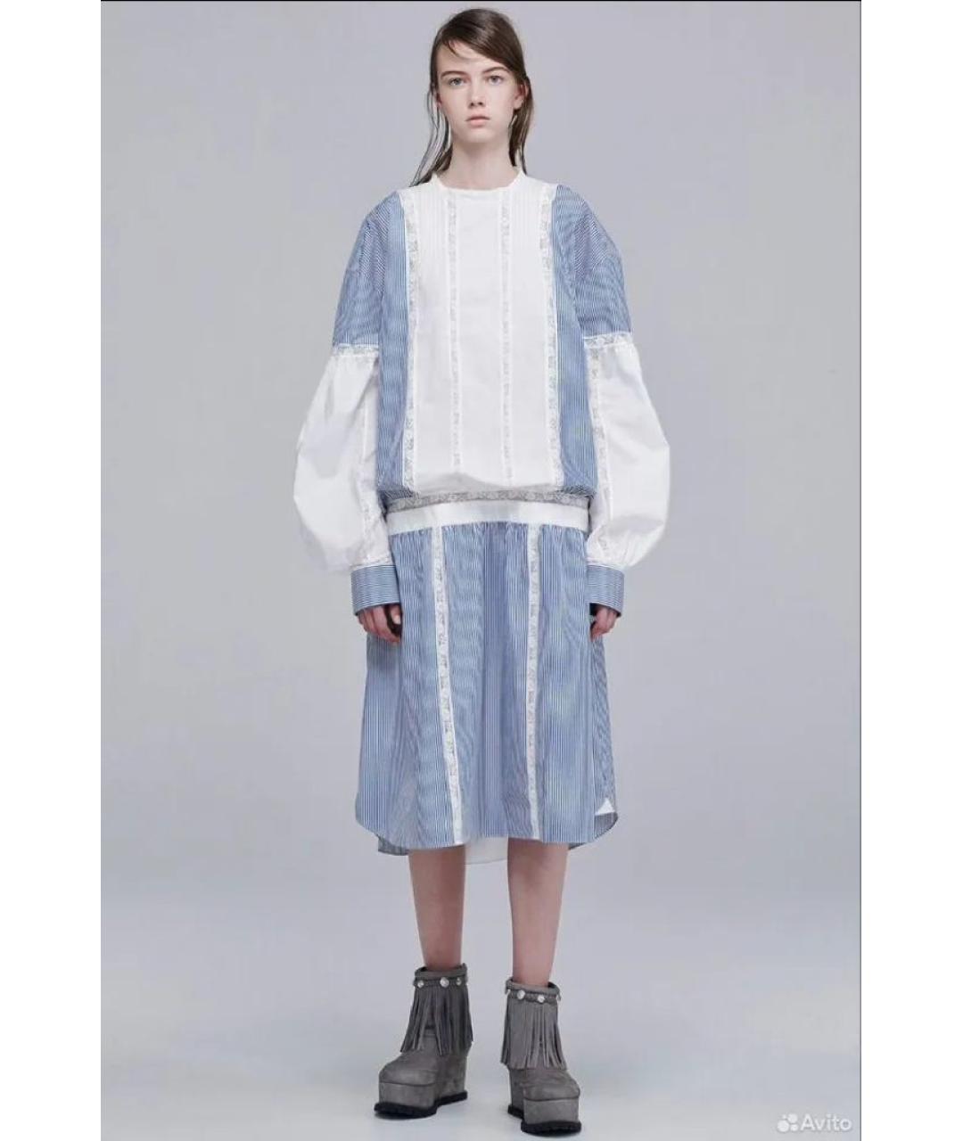 SACAI Мульти хлопковое повседневное платье, фото 5