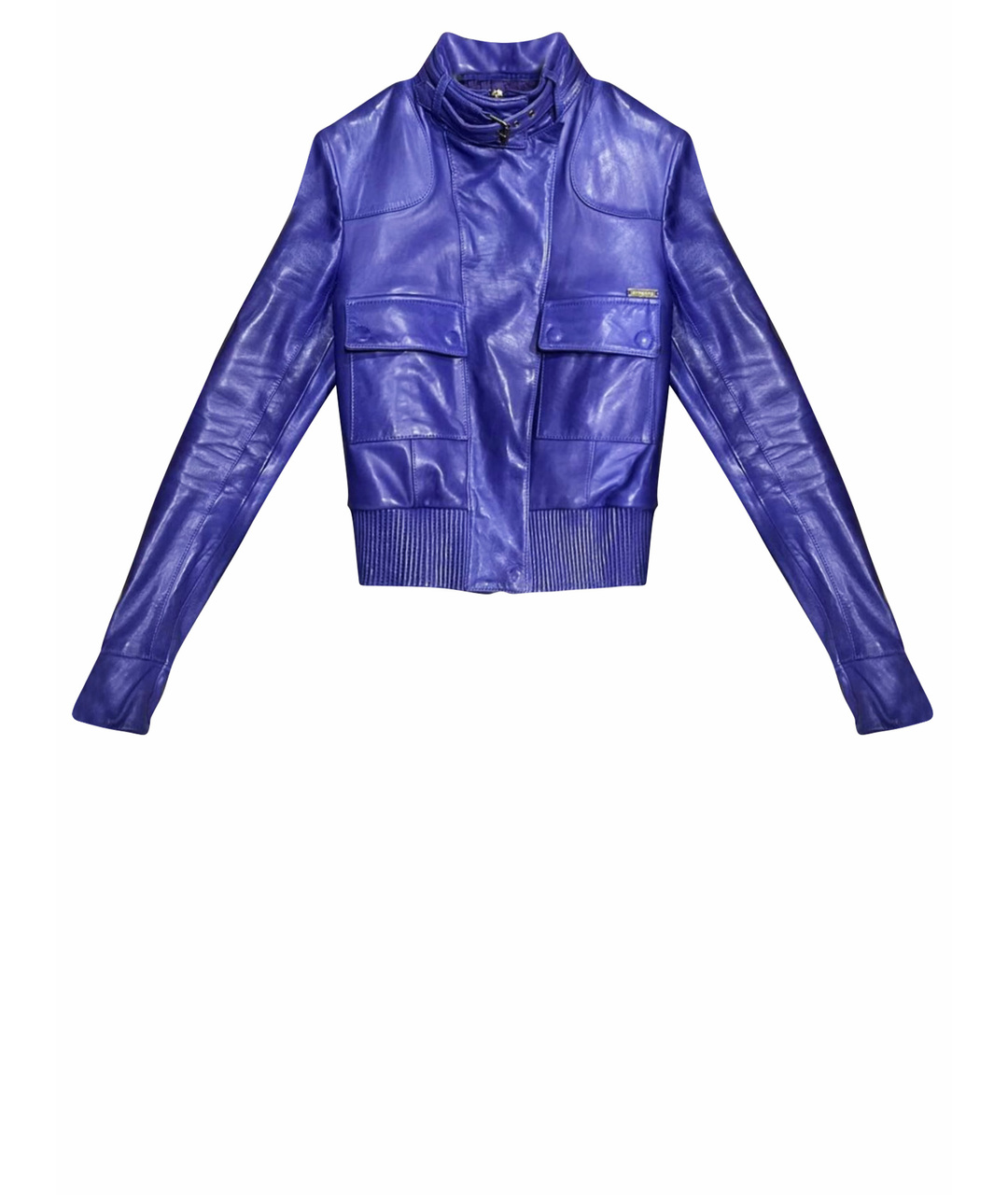 GIANFRANCO FERRE Фиолетовая кожаная куртка, фото 1