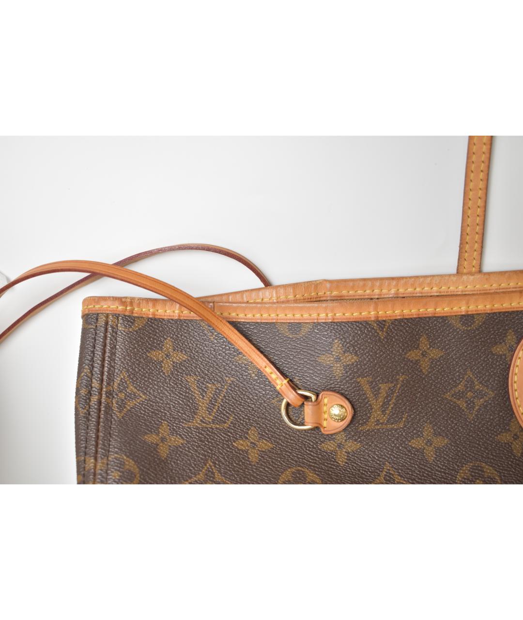 LOUIS VUITTON Коричневая сумка тоут, фото 7