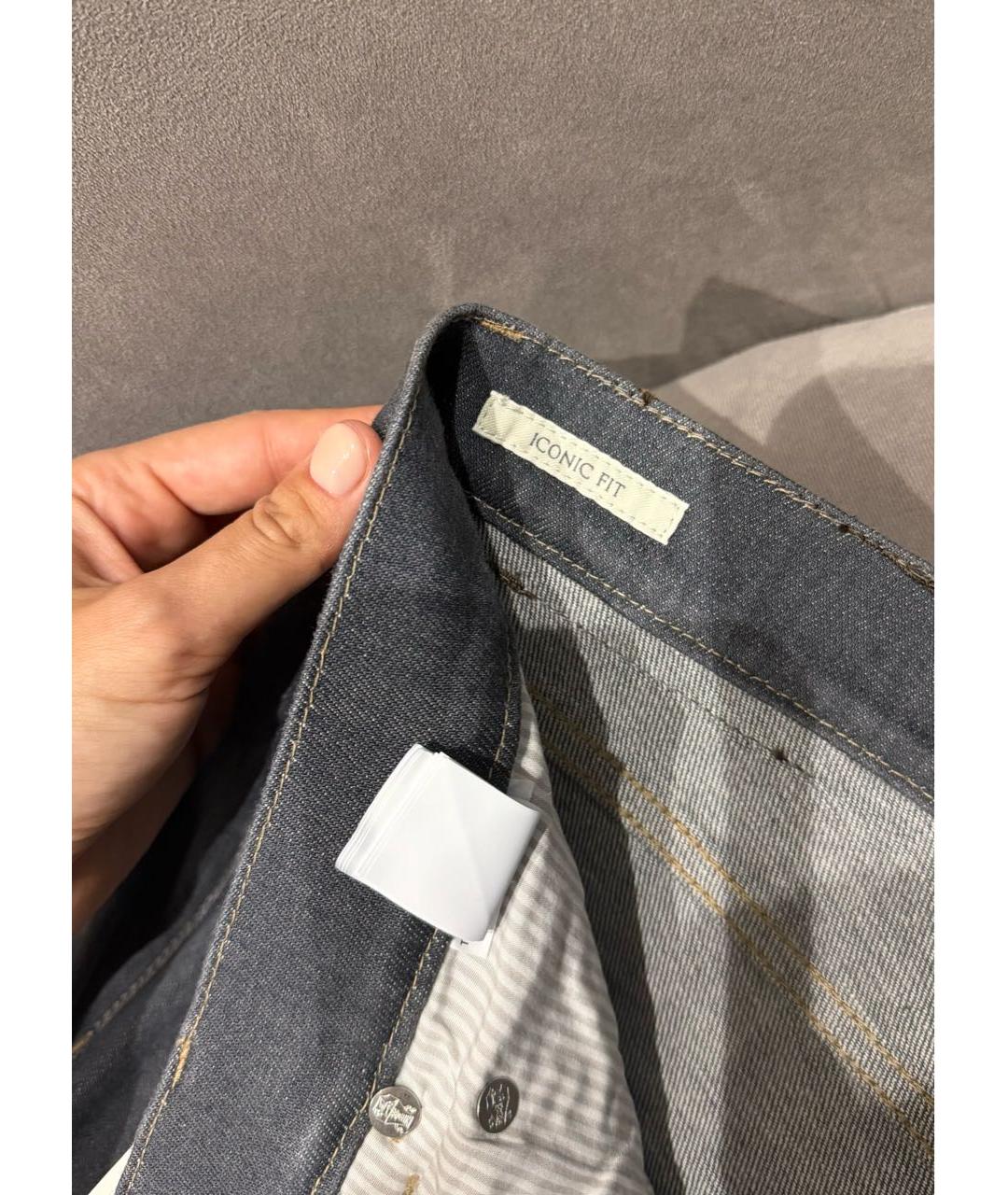 BRUNELLO CUCINELLI Антрацитовые джинсы, фото 5