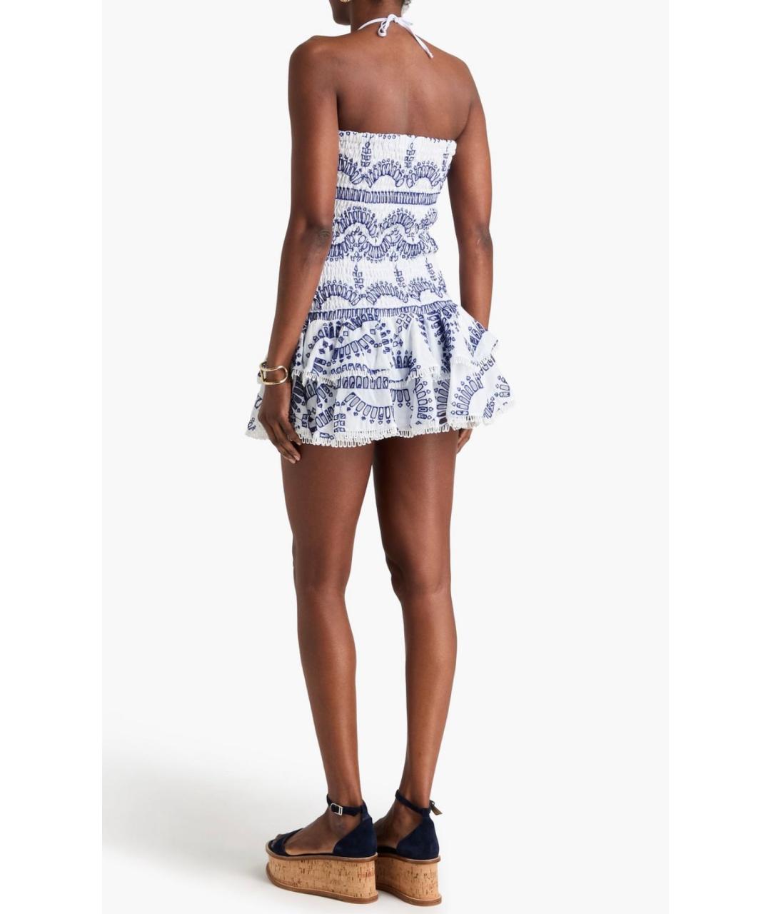 CHARO RUIZ Белый хлопковый сарафан, фото 3