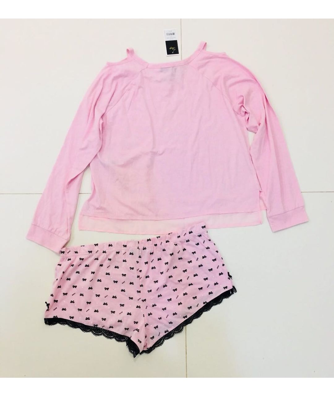JUICY COUTURE Розовая хлопко-эластановая пижама, фото 2