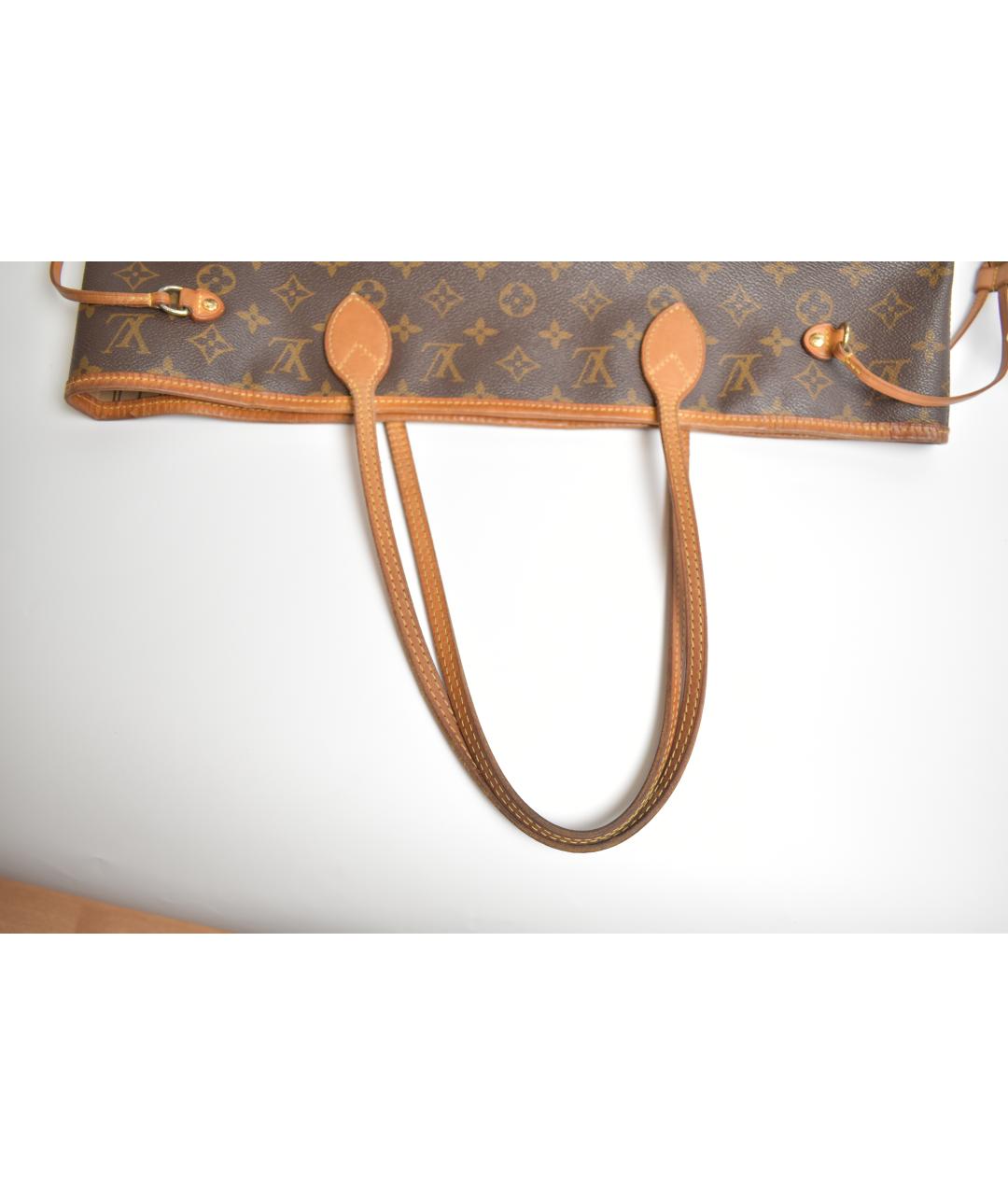 LOUIS VUITTON Коричневая сумка тоут, фото 8