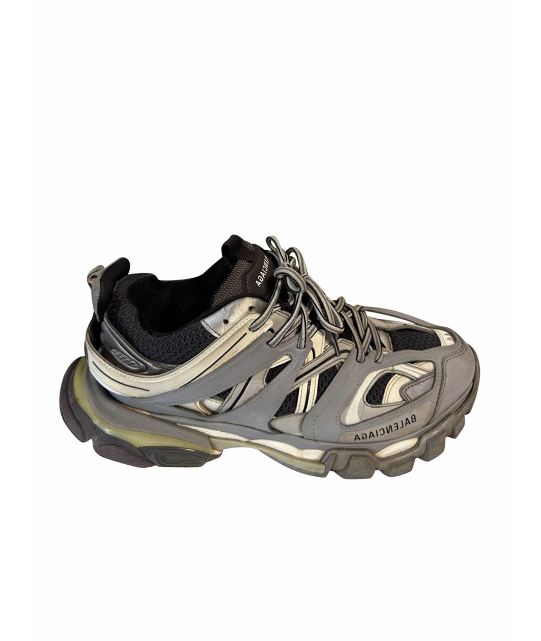 BALENCIAGA Серые низкие кроссовки / кеды, фото 1