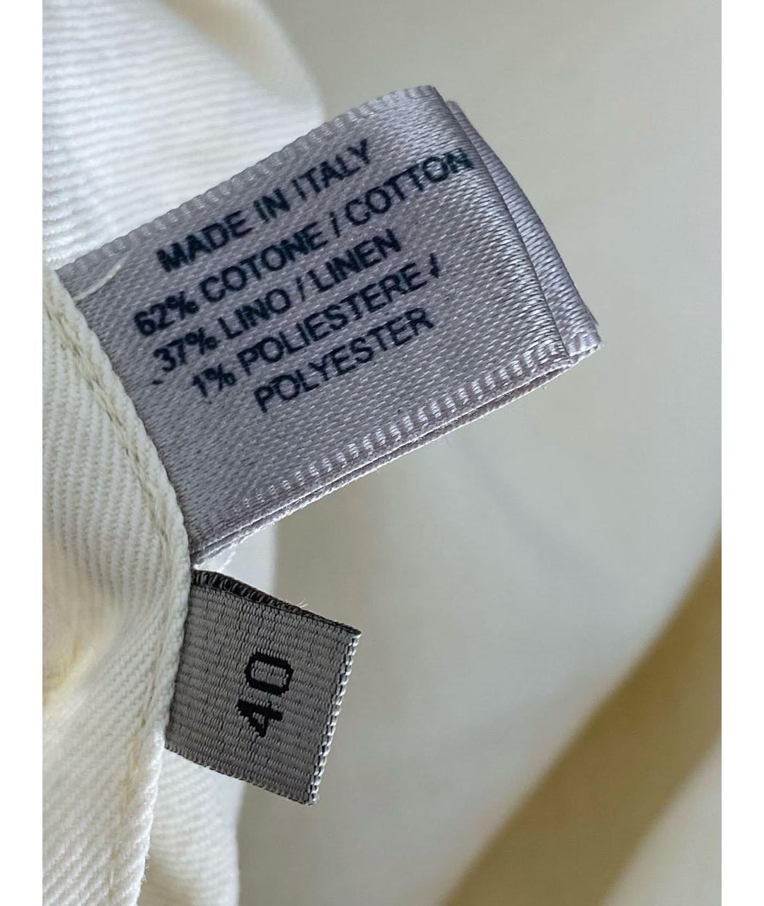 BOTTEGA VENETA Бежевое хлопковое коктейльное платье, фото 4