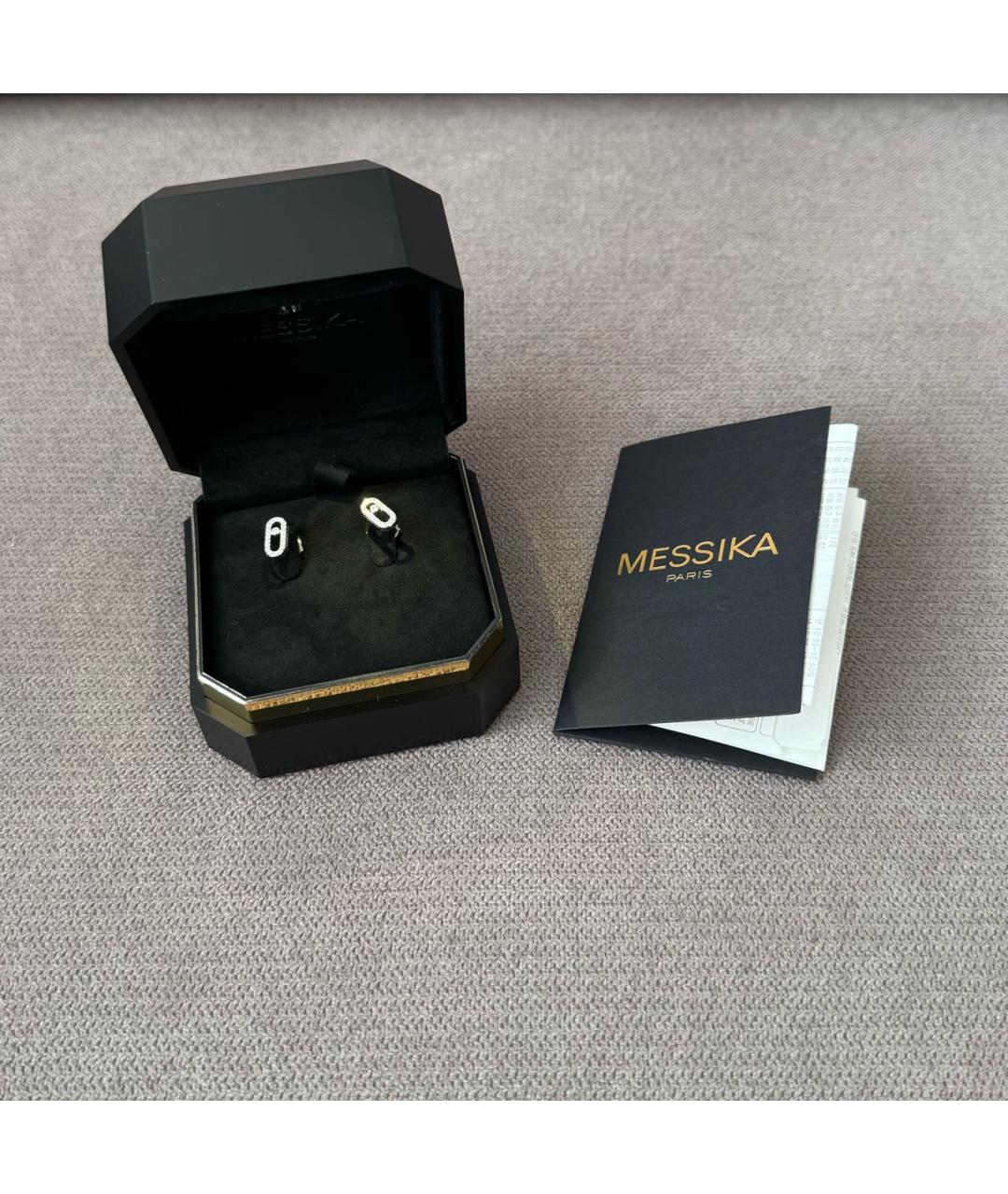 MESSIKA Белые серьги из белого золота, фото 5