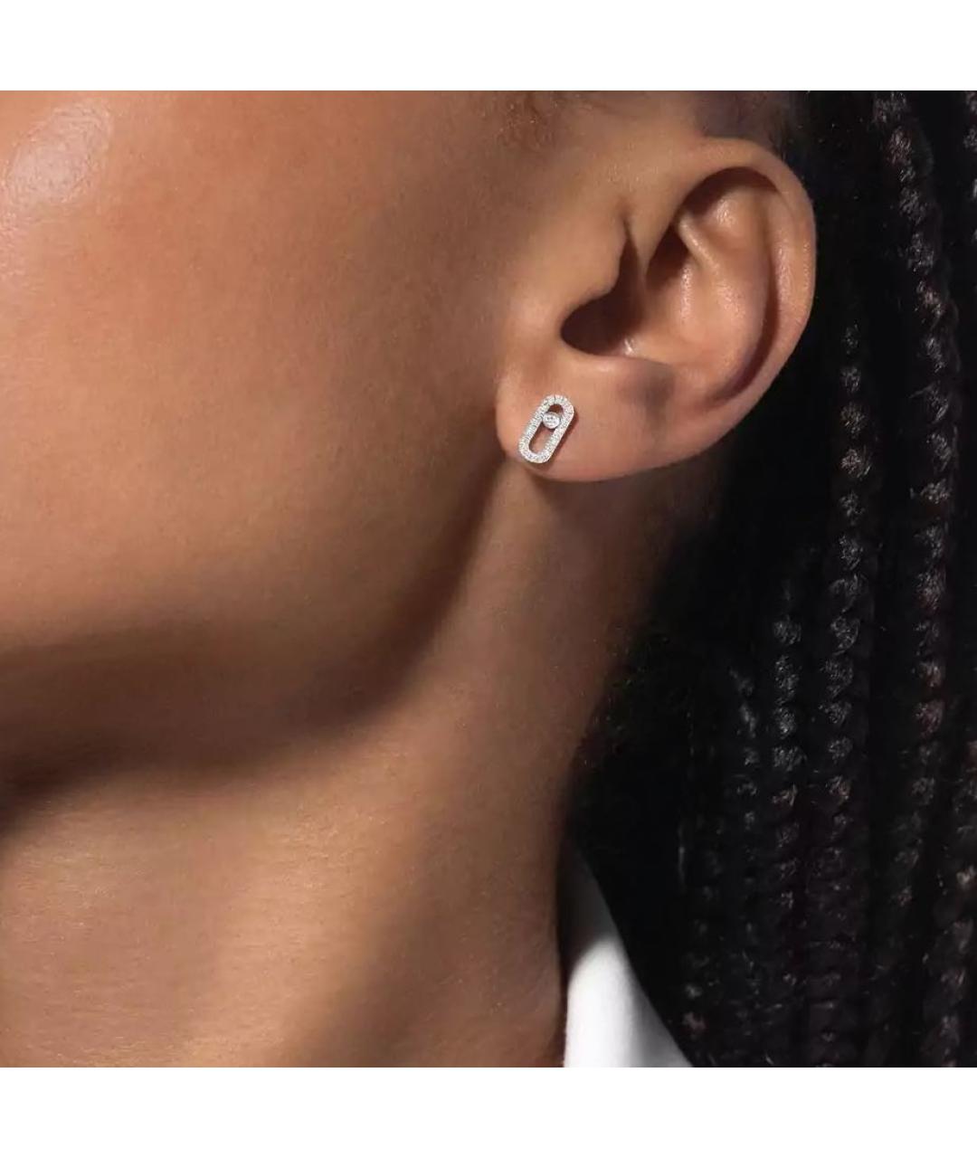 MESSIKA Белые серьги из белого золота, фото 6