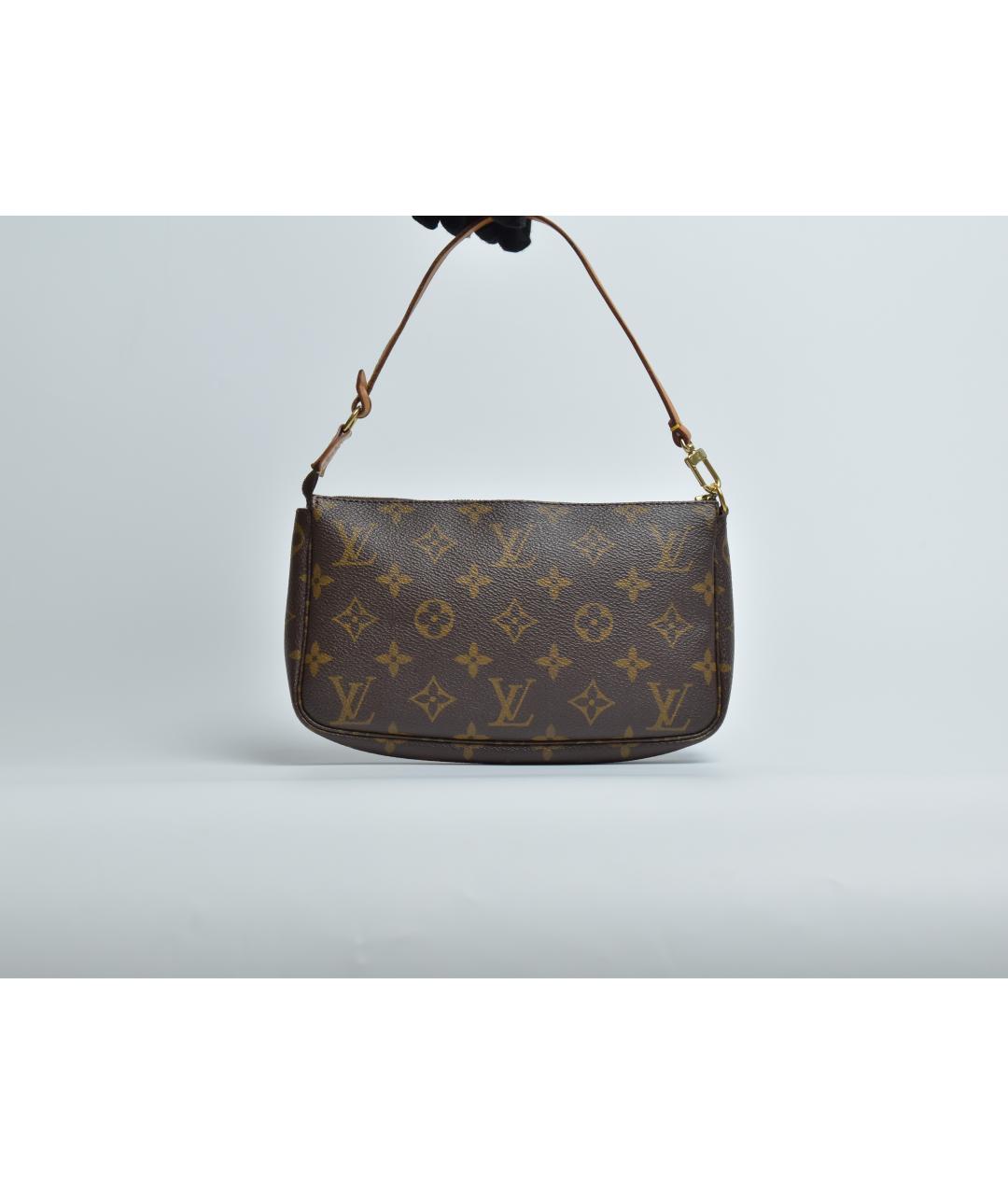 LOUIS VUITTON Коричневая сумка через плечо, фото 3