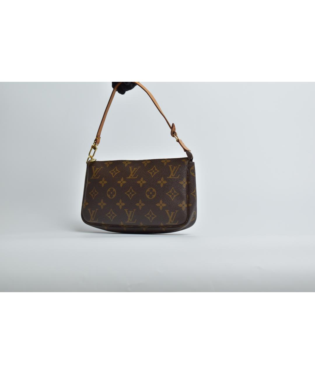 LOUIS VUITTON Коричневая сумка через плечо, фото 2