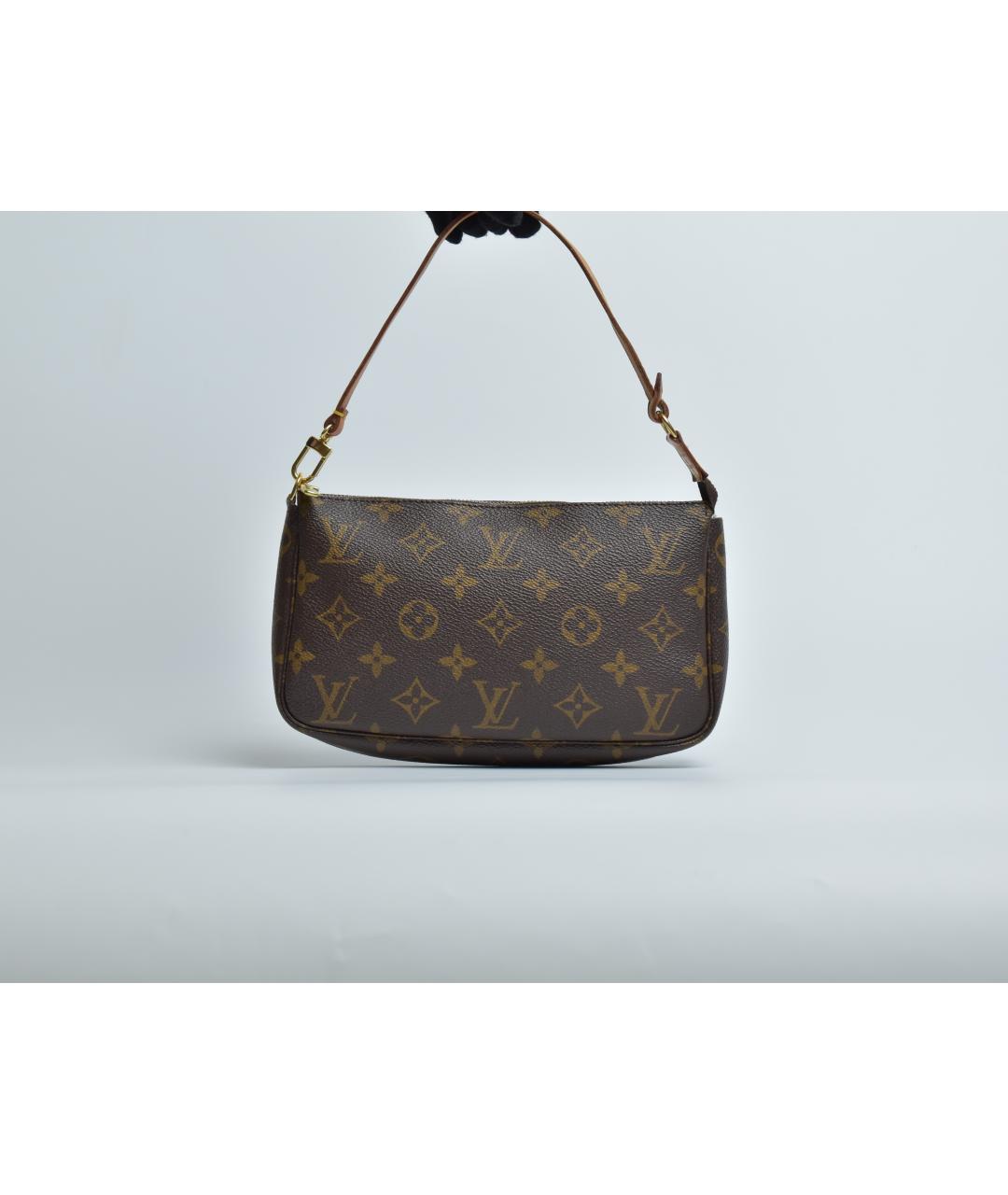 LOUIS VUITTON Коричневая сумка через плечо, фото 10