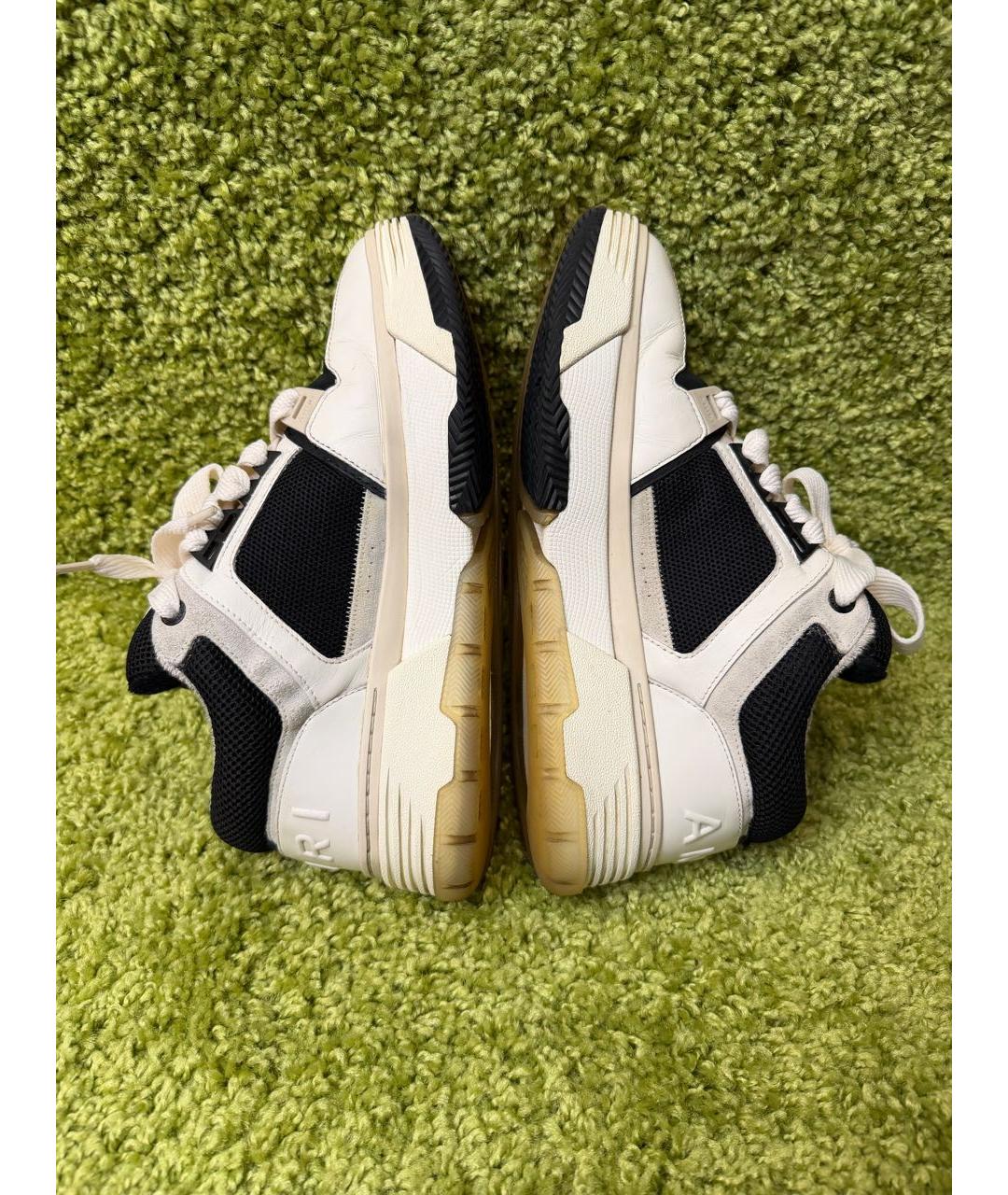 AMIRI Бежевые кожаные низкие ботинки, фото 3