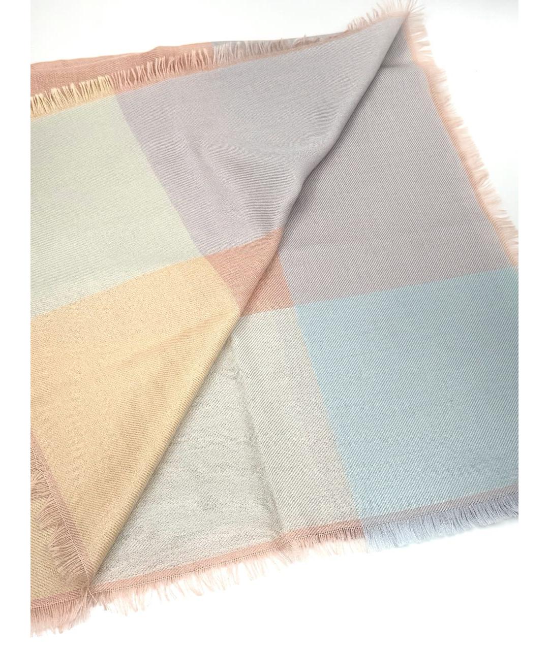 LORO PIANA Розовый кашемировый платок, фото 4