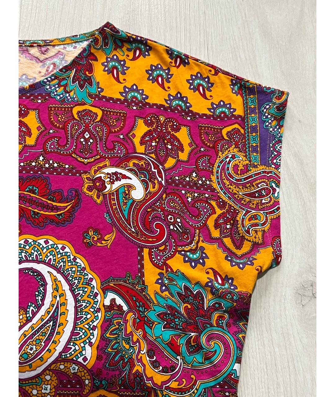 RALPH LAUREN Мульти хлопковая футболка, фото 5