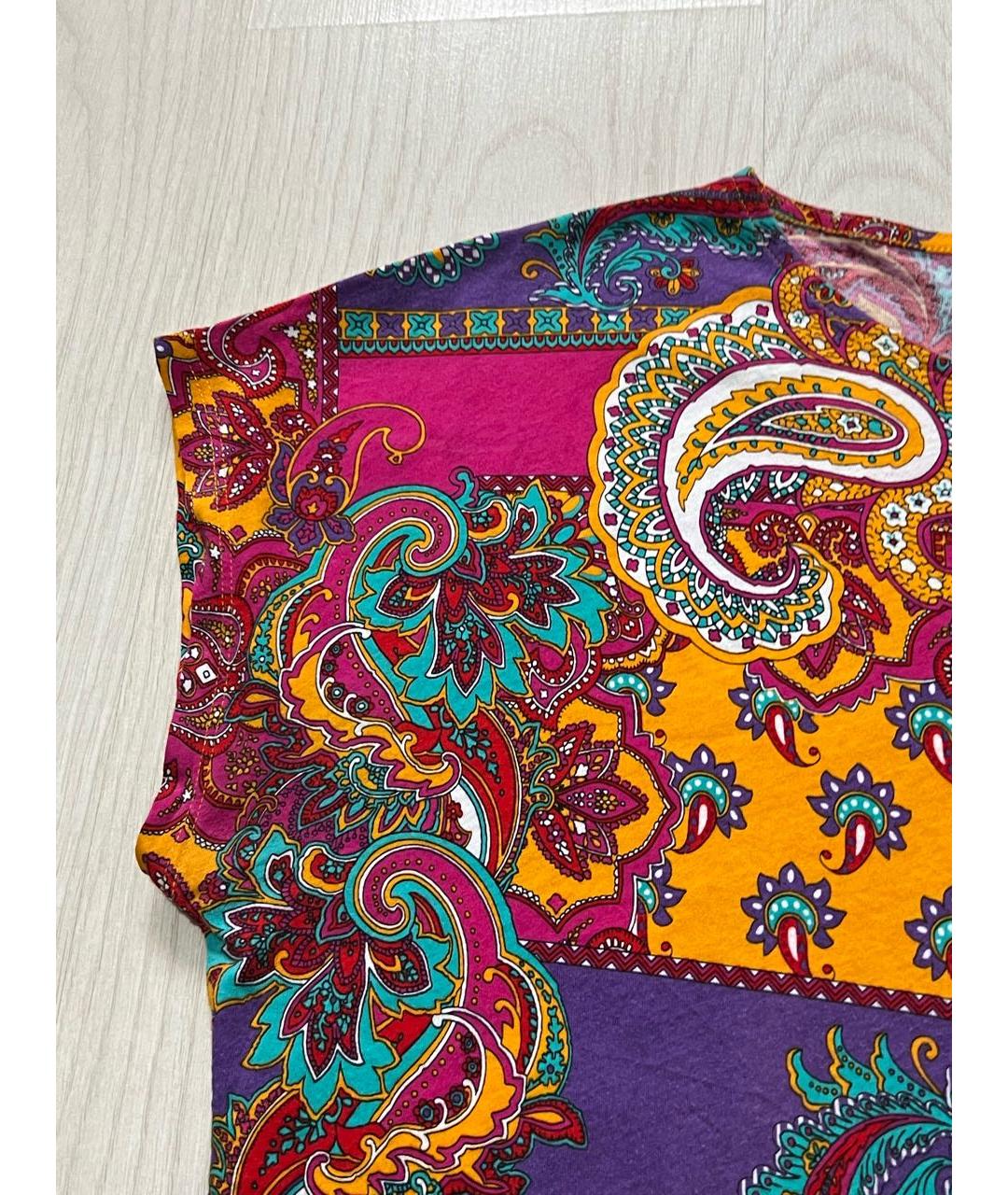 RALPH LAUREN Мульти хлопковая футболка, фото 6