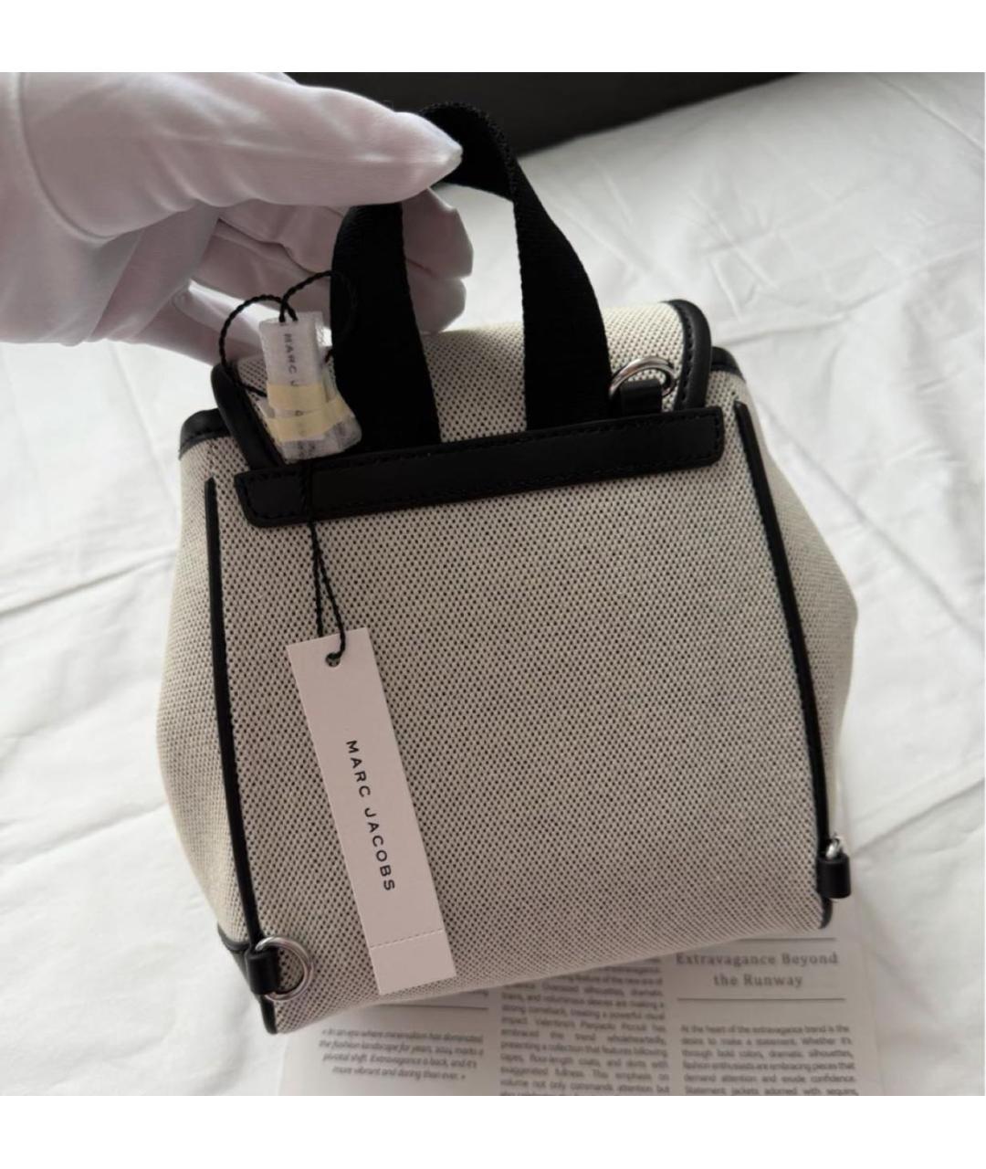 MARC JACOBS Серый тканевый рюкзак, фото 3