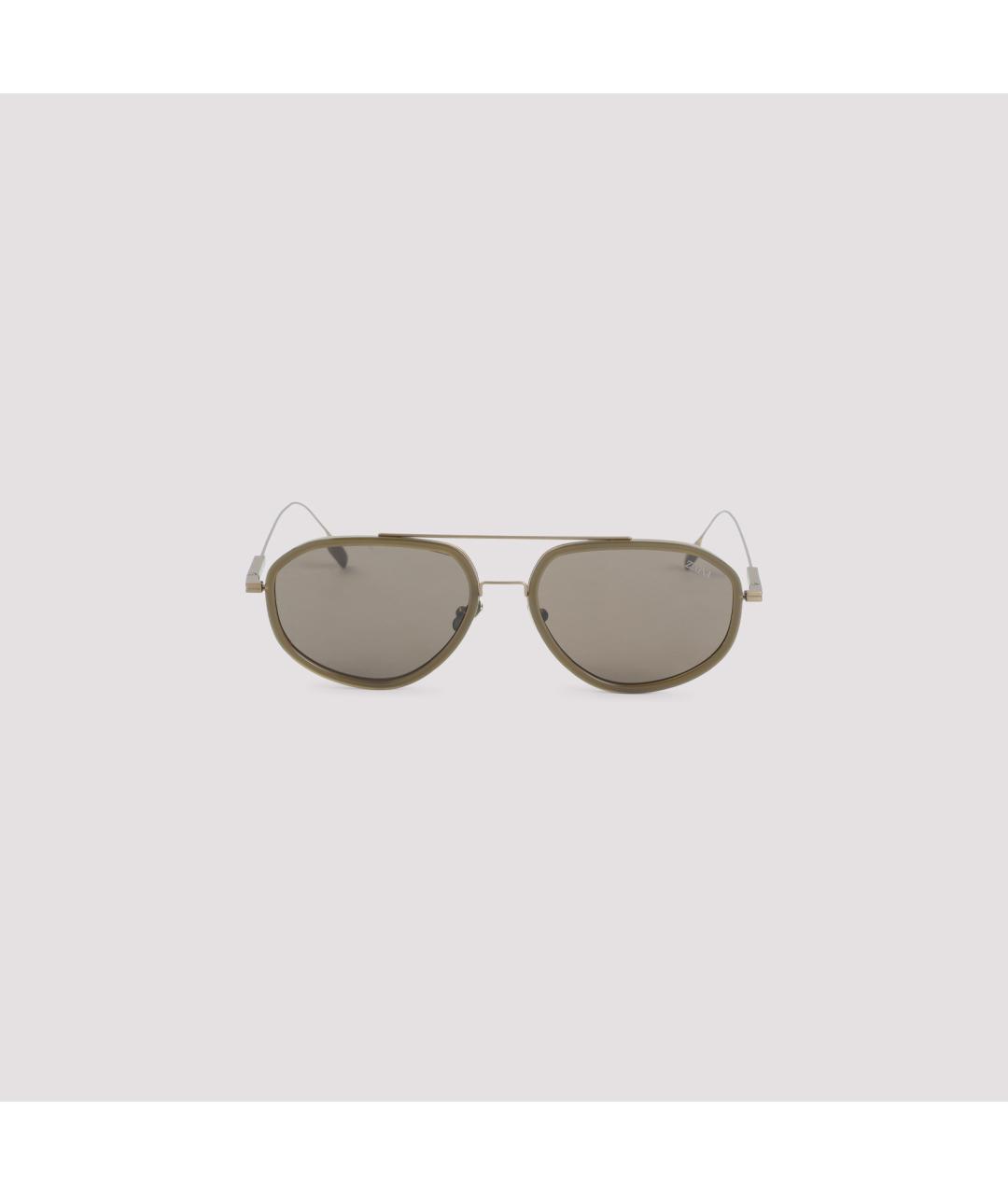 ZEGNA Мульти металлические солнцезащитные очки, фото 2