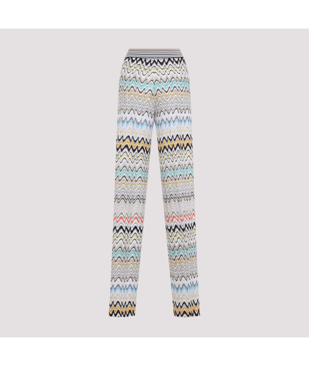 MISSONI Мульти вискозные прямые брюки, фото 2