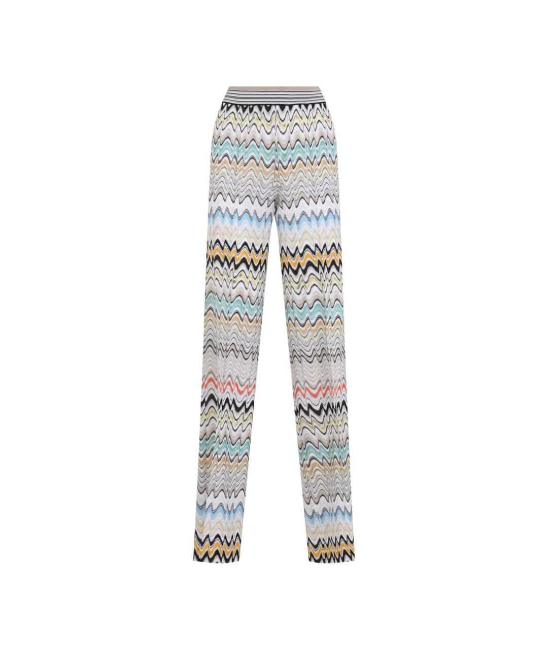 MISSONI Мульти вискозные прямые брюки, фото 1