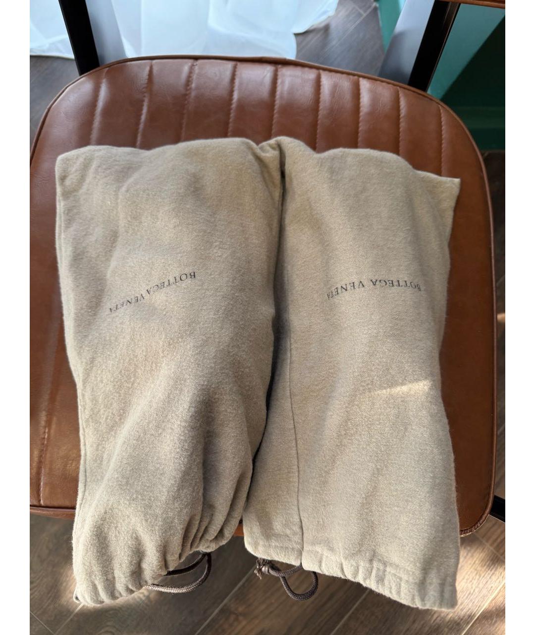 BOTTEGA VENETA Черные кожаные туфли, фото 6