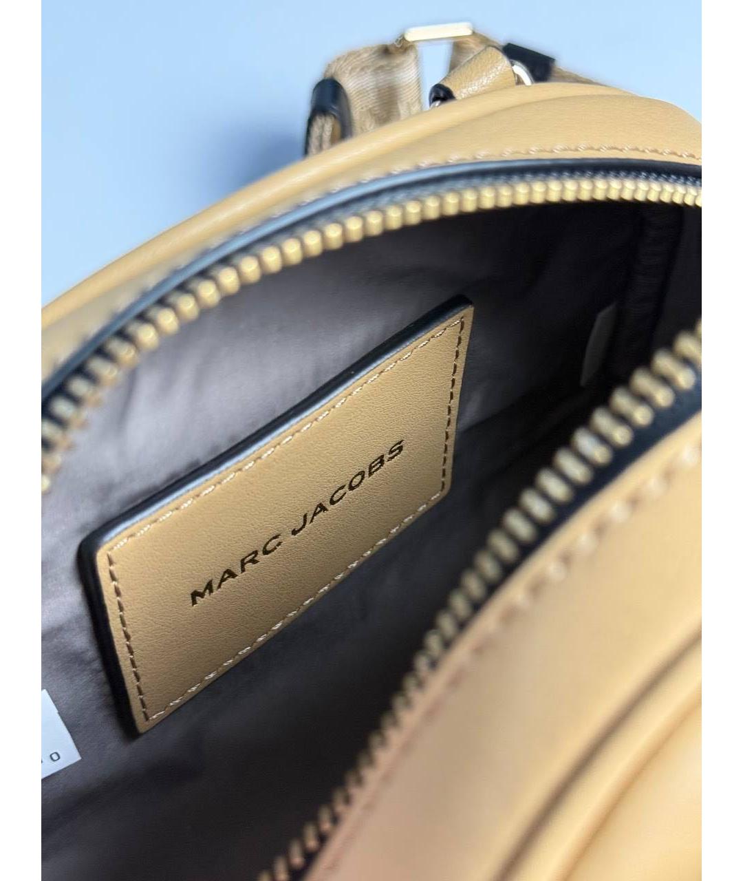 MARC JACOBS Бежевая кожаная сумка с короткими ручками, фото 8