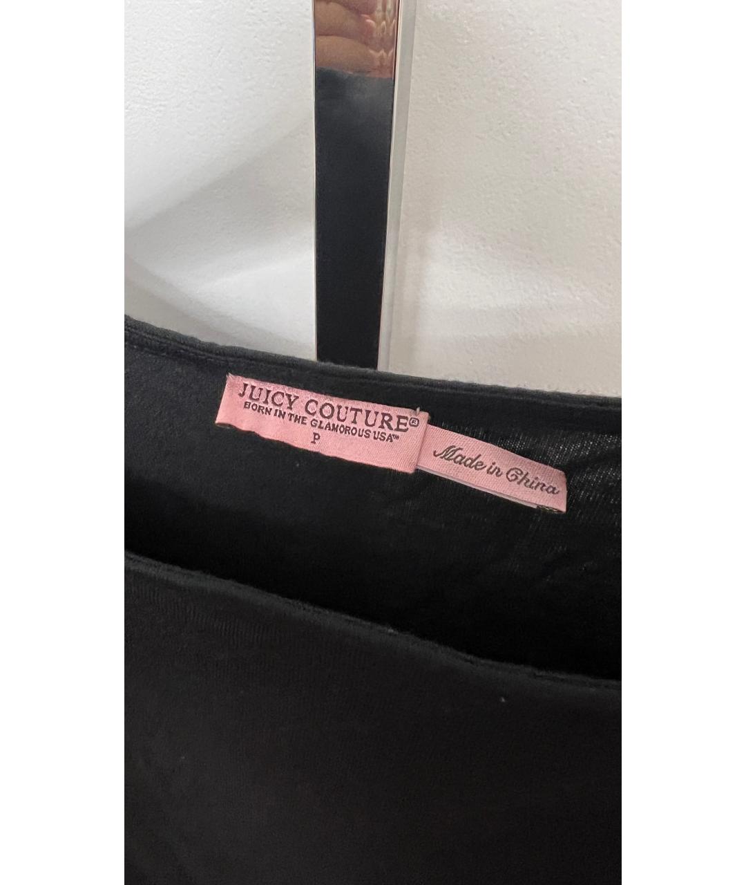 JUICY COUTURE Антрацитовая футболка, фото 3