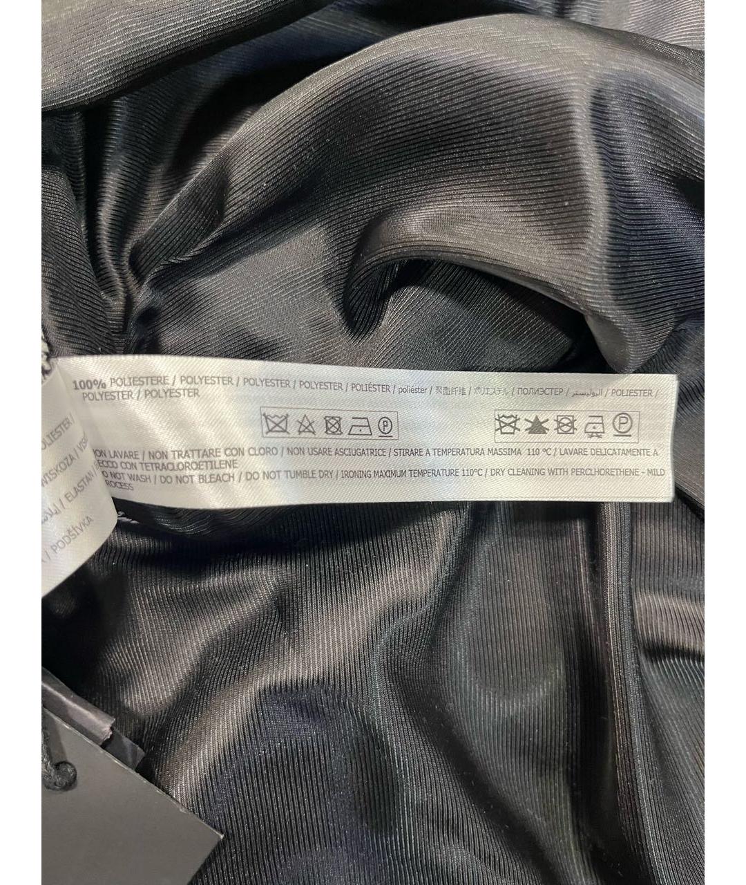 TWIN-SET Серая полиэстеровая юбка мини, фото 6