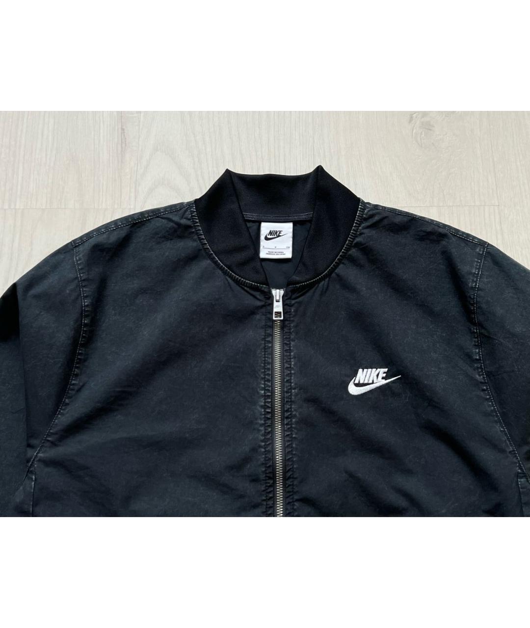 NIKE Антрацитовая хлопковая куртка, фото 3