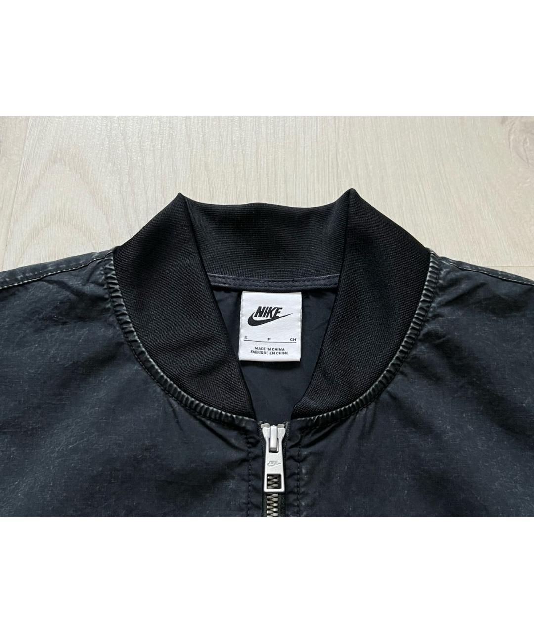 NIKE Антрацитовая хлопковая куртка, фото 5