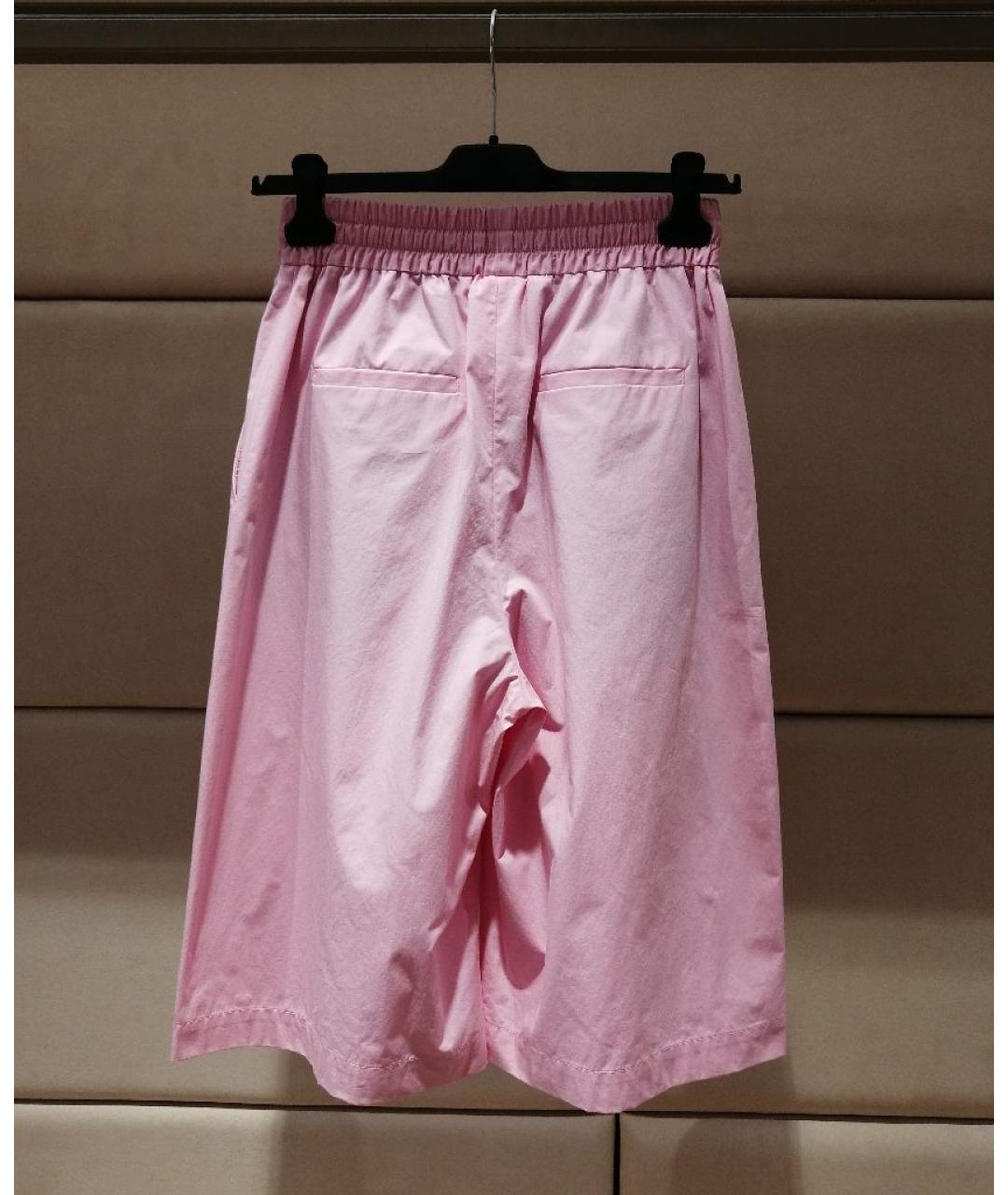 MSGM Розовые хлопковые шорты, фото 2