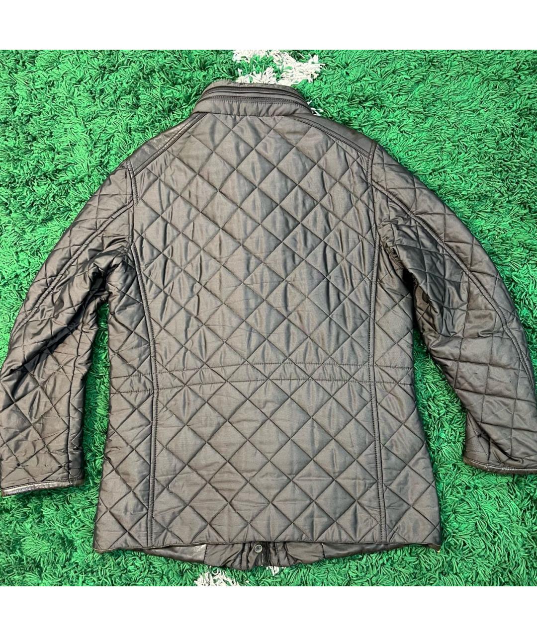 BRIONI Коричневая синтетическая куртка, фото 3