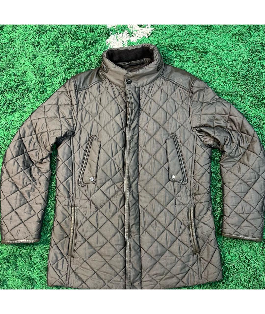 BRIONI Коричневая синтетическая куртка, фото 6