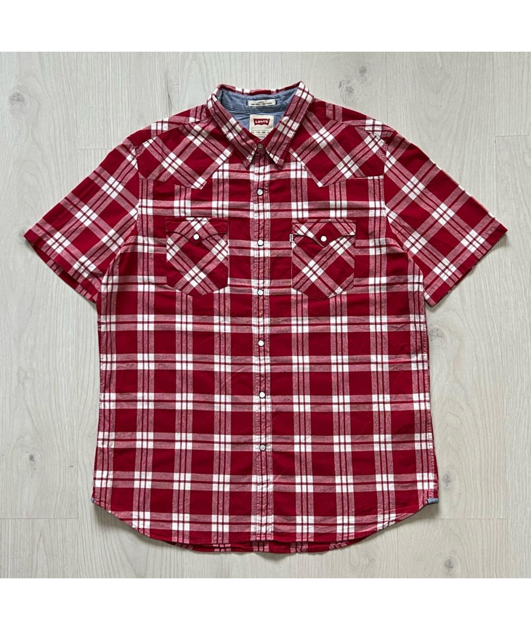 LEVI'S Красная хлопковая кэжуал рубашка, фото 8